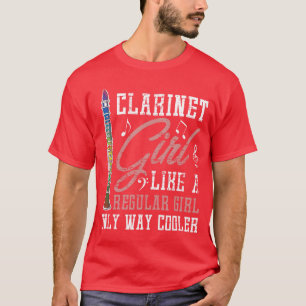 Camiseta Presente de música de orquestra de clarinetista pa