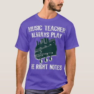 Camiseta Presente De Música Para Professora De Música De Vi