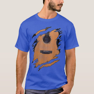 Camiseta Presente de músico violão música acústica guitarri