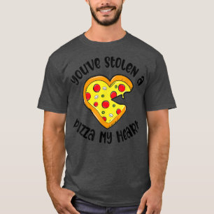 Camiseta Presente De Namorados De Correspondência De Pizza