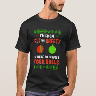 Camiseta Presente De Natal Crude E Rude Inspecione Suas Bol