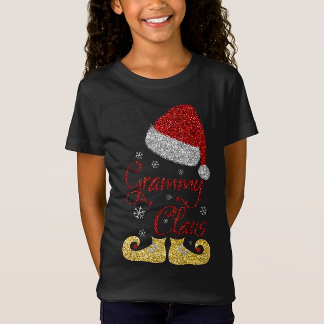 Camiseta Presente de Natal da Família de Famílias de Grammy (Frente)