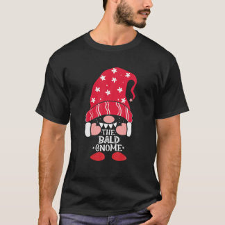 Camiseta Presente de Natal da Família O Gnome Careca Gnomie