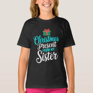 Camiseta Presente de Natal Da Minha Irmã Arte Digital