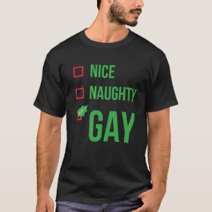 Camiseta Presente de Natal de Pajama Engraçado gay