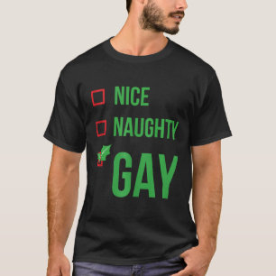 Camiseta Presente de Natal de Pajama Engraçado gay