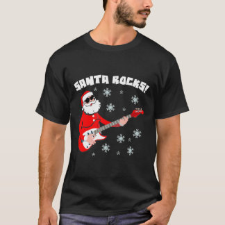 Camiseta Presente de Natal de papais noeis Rocks