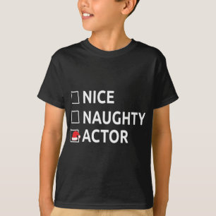 Camiseta Presente de Natal do Ator Funny Xmas Pajama