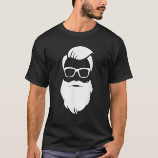Camiseta Presente de Natal do Papai Noel Hipster de Jolly H