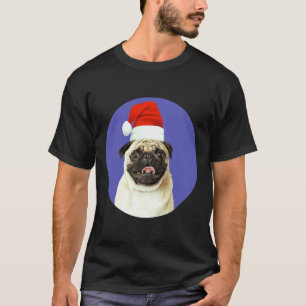 Camiseta presente de Natal engraçado de pug Essential 316