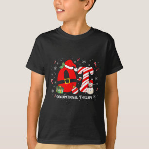 Camiseta Presente de Natal engraçado de terapia ocupacional
