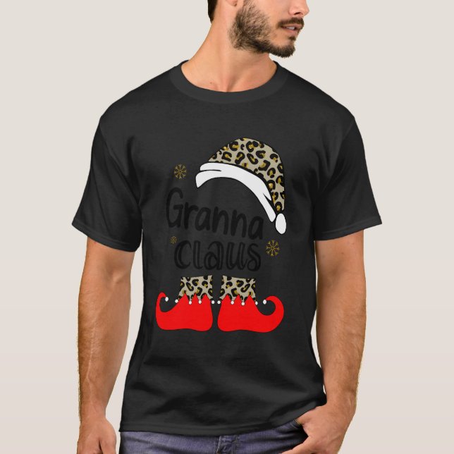 Camiseta Presente de Natal Granna Claus (Frente)