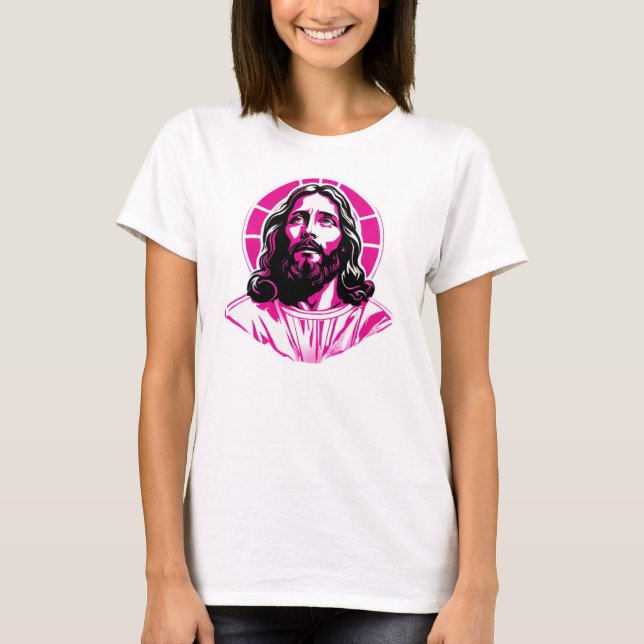 Camiseta Presente de Natal na Páscoa de Páscoa de Jesus Cri (Frente)
