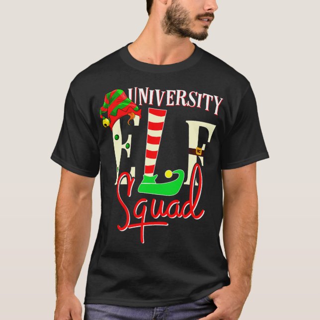 Camiseta Presente de Natal na Praça da Universidade Elf par (Frente)