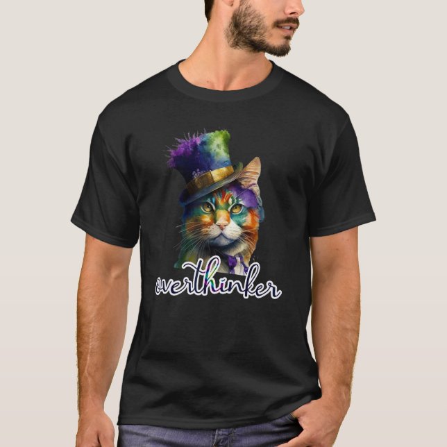 Camiseta Presente de Natal para Gato Pensativo Meme Present (Frente)