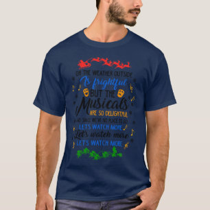 Camiseta Presente de Natal para o Lover do Teatro de Presen