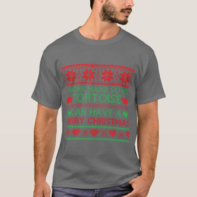 Camiseta presente de Natal Tortoise (Frente)