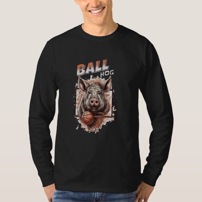 Camiseta Presente de Neve para Jogadores de Bola de Bola En (Frente)