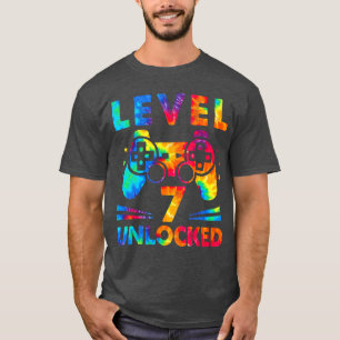 Camiseta Presente de nível de meninos de 7 anos de idade no
