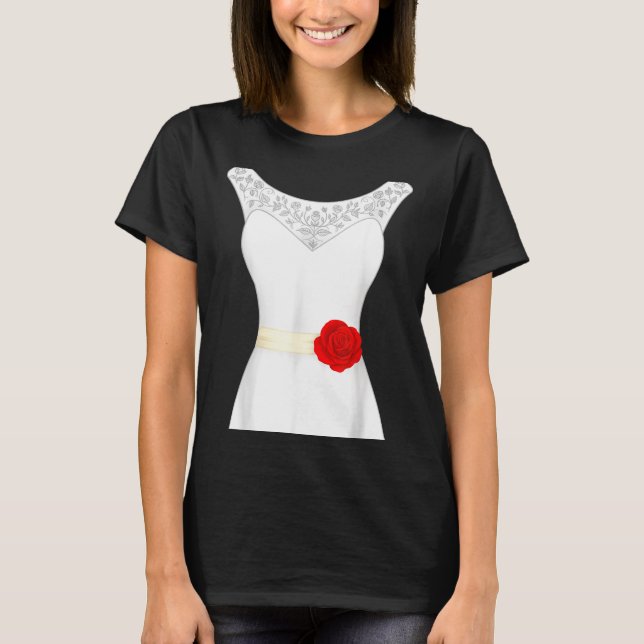 Camiseta Presente de Noiva para Chá de Noiva e despedida de (Frente)