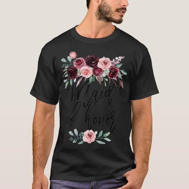 Camiseta Presente de Noivado Fofo para Damas de Honra (Frente)