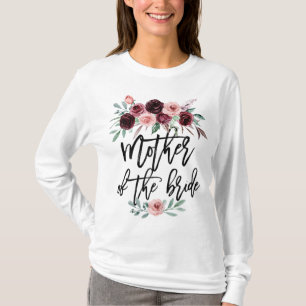Camiseta Presente de Noivado para a Noiva Mãe Mãe da Noiva