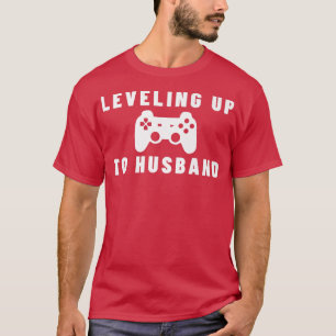 Camiseta Presente de Noivado para o Noivo Marido Festa de S