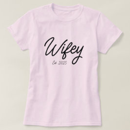 Camiseta Presente de Noivado Personalizado para Ela Noiva E