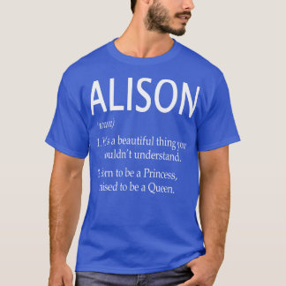 Camiseta Presente de Nome Alison