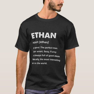 Camiseta Presente de Nome Ethan