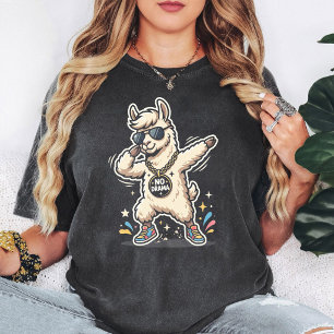 Camiseta Presente de Óculos de Sol Legais sem Drama Llama D