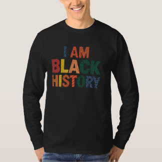 Camiseta Presente de Orgulho do Orgulho da História Negra M