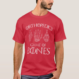 Camiseta Presente de ortopedia Jogo de ossos Cirurgião Médi