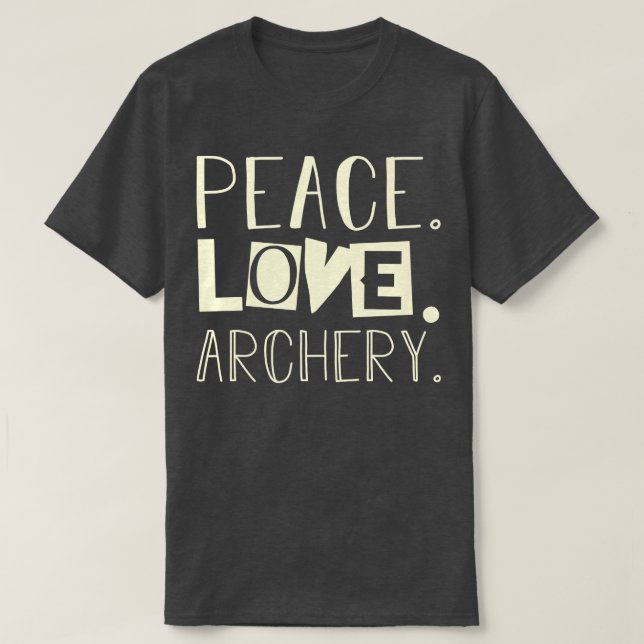 Camiseta Presente de Pai de arquivamento de amor pela paz (Frente do Design)