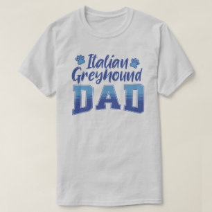 Camiseta Presente de Pai de Greyhound italiano para Pai de