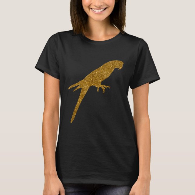 Camiseta Presente De Papagaio Para Garota Mulher Parrakeet  (Frente)