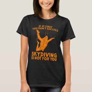 Camiseta Presente de Paraquedismo para Homens e Mulheres En
