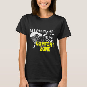 Camiseta Presente de Paraquedismo Para um Paraquedista ou A