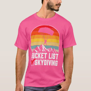 Camiseta Presente de Paraqueza de Vintage na Lista de balde