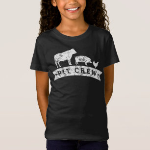 Camiseta Presente de passadores de frango de vaca engraçada