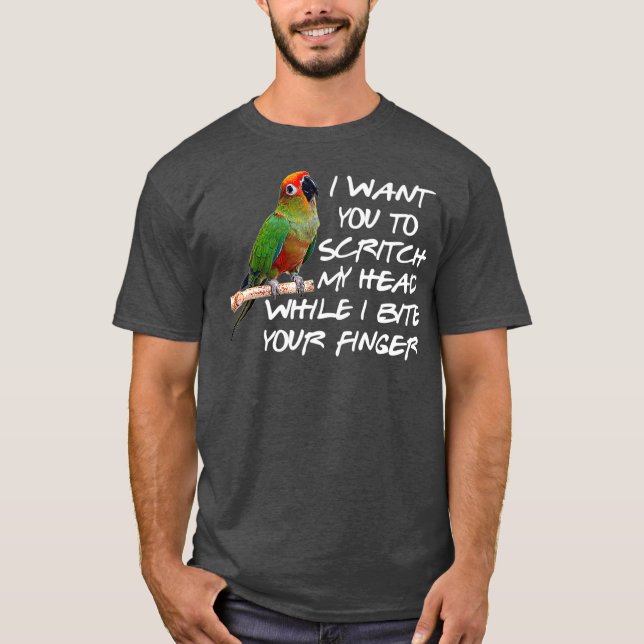 Camiseta Presente de Pássaro do Pássaro do Pássaro Verde Ch (Frente)