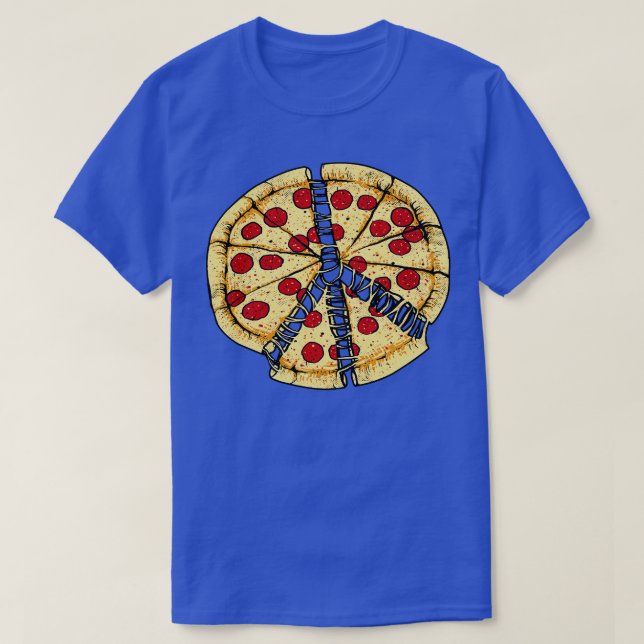 Camiseta Presente de Pasta de Pizza (Frente do Design)