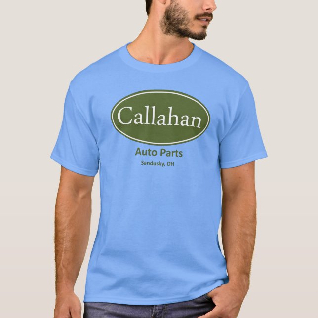 Camiseta Presente de Peças Automáticas Callahan (Frente)
