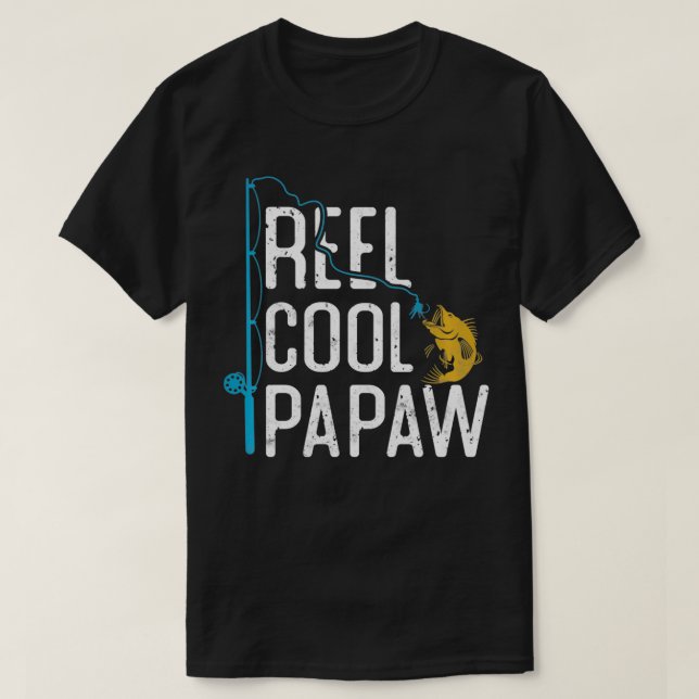 Camiseta Presente de Peixe de Peixe Legal Papaw Fatheru2019 (Frente do Design)