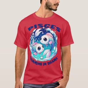 Camiseta Presente de peixe Koi Celestial de Peixes