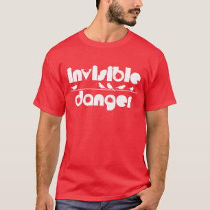 Camiseta Presente de perigo invisível para aves