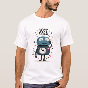 Camiseta Presente de Personagem Alien de Tecnologia Engraça
