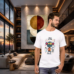 Camiseta Presente de Personagem Alien de Tecnologia Engraça