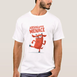Camiseta Presente de Personagem de Cabra Engraçada e Caótic