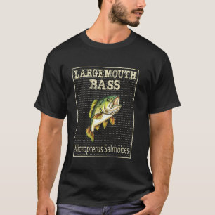Camiseta Presente de Pesca de Robalo de Boca Larga para Pes